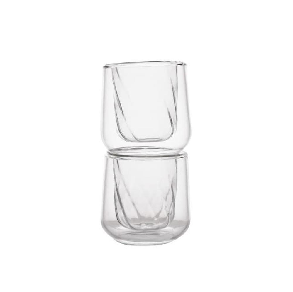 La Cafetiere Double Walled Glass Cappuccino Cups - set 2 pcs
