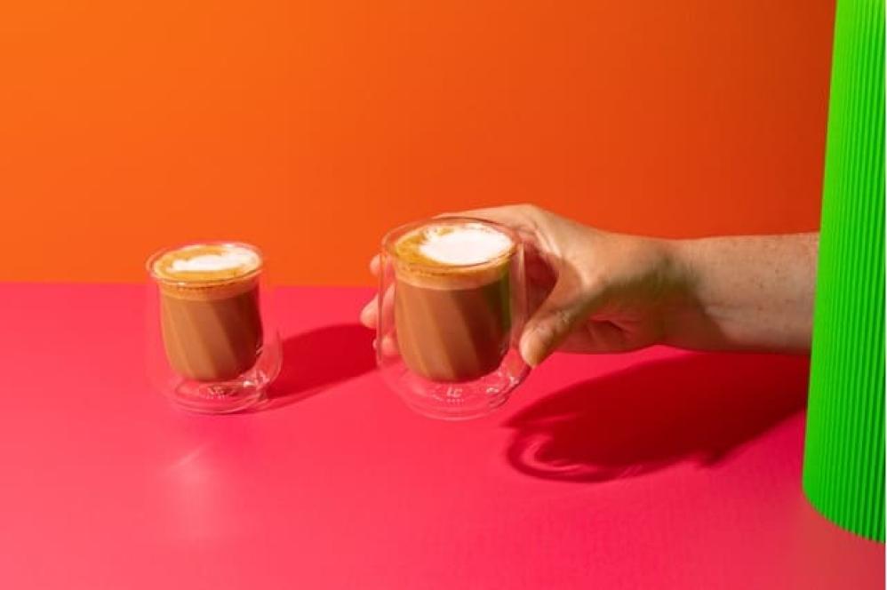 LA CAFETIÈRE DOUBLE-WALLED GLASSES 135ML, SET 2PCS, GLASS, La Cafetiere