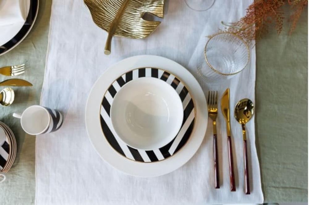 MK LUXE DECO 12 PIECE DINNER SET, Mikasa