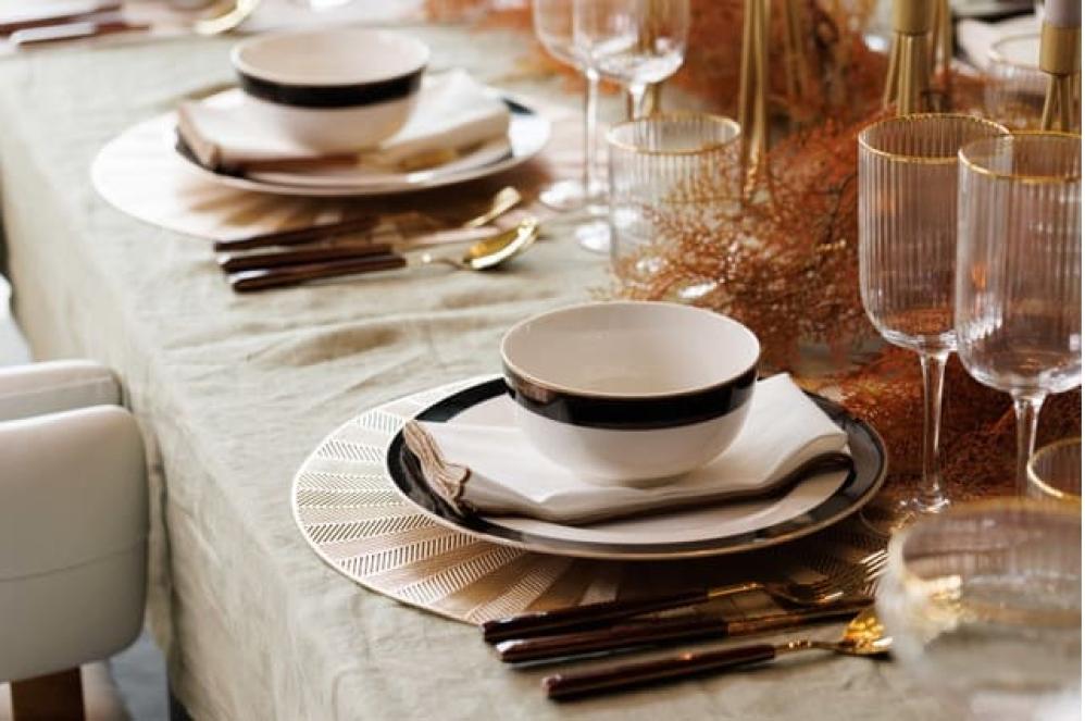 MK LUXE DECO 12 PIECE DINNER SET, Mikasa