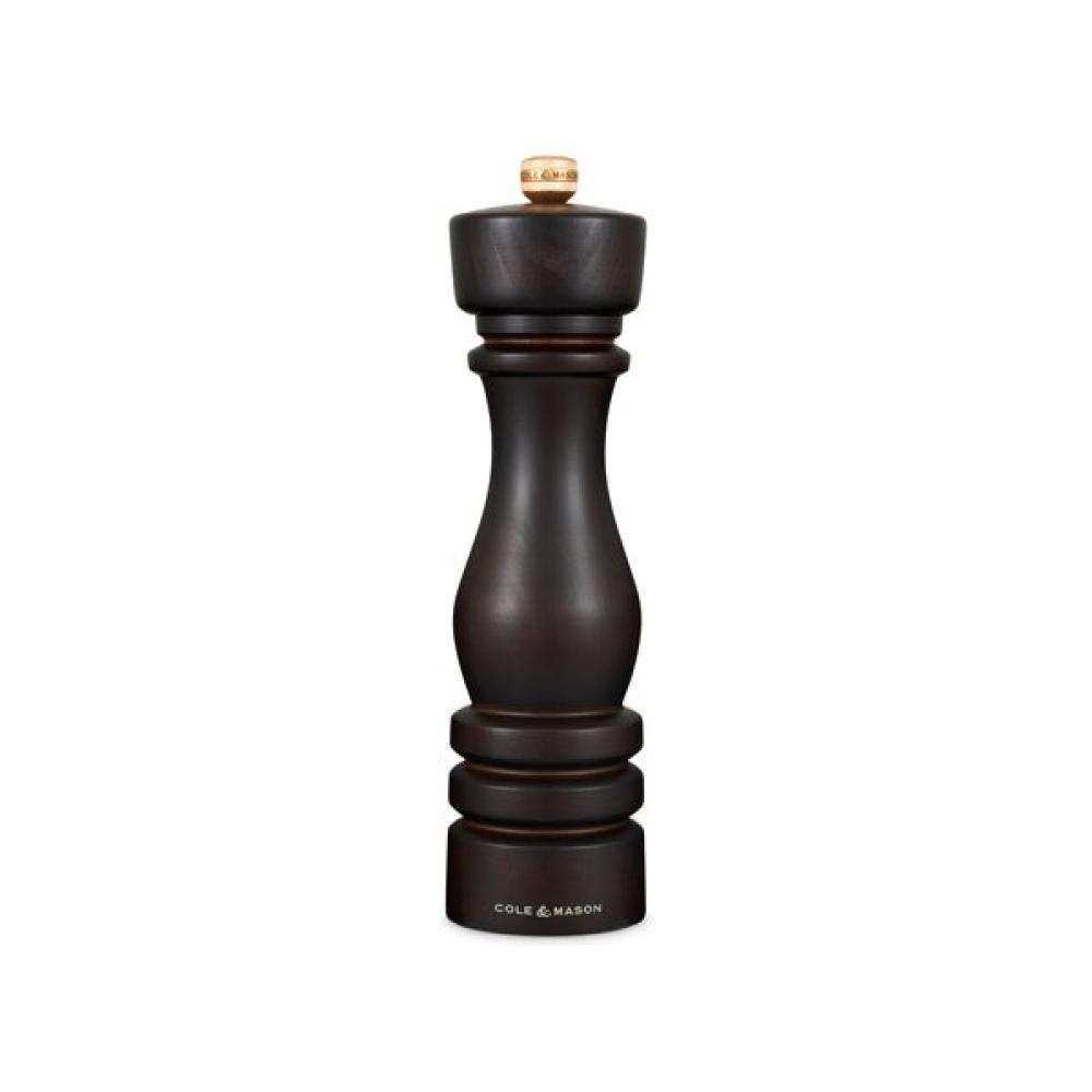 LONDON PEPPER MILL 22CM, CHOCOLATE WOOD, Cole and Mason