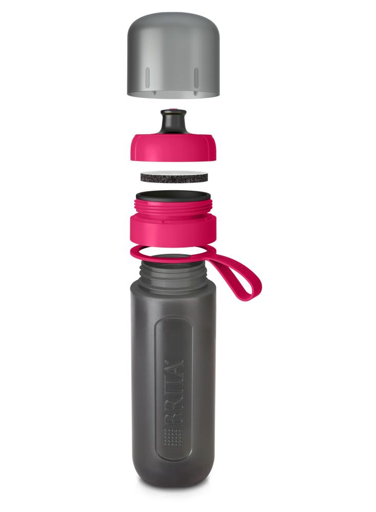 BRITA filtering flask ACTIVE 0.6L Pink, BRITA