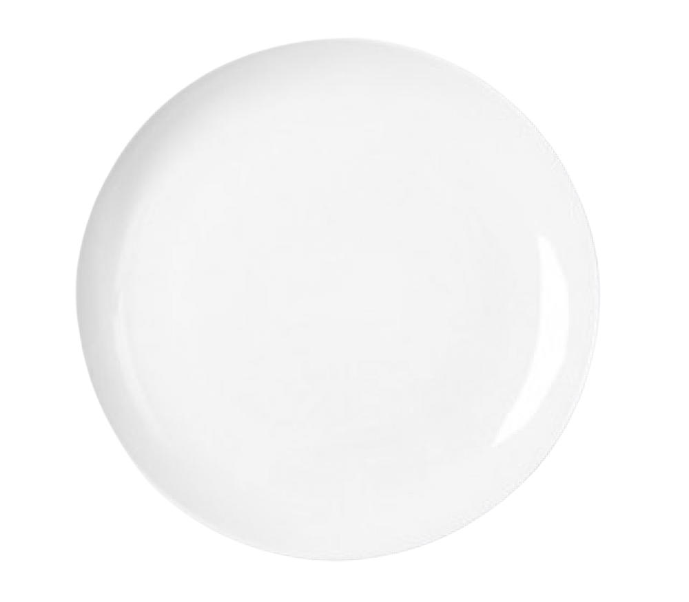 ROLLED RIM DESERTA ŠĶĪVIS 20CM, PORCELĀNS, Wilmax
