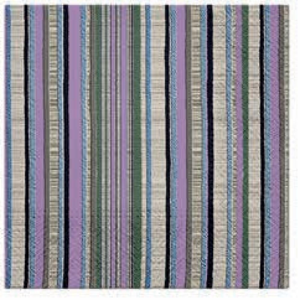 SALVETES 33X33 STRIPE TEXTURE VIOLET, Paw Decor Collection