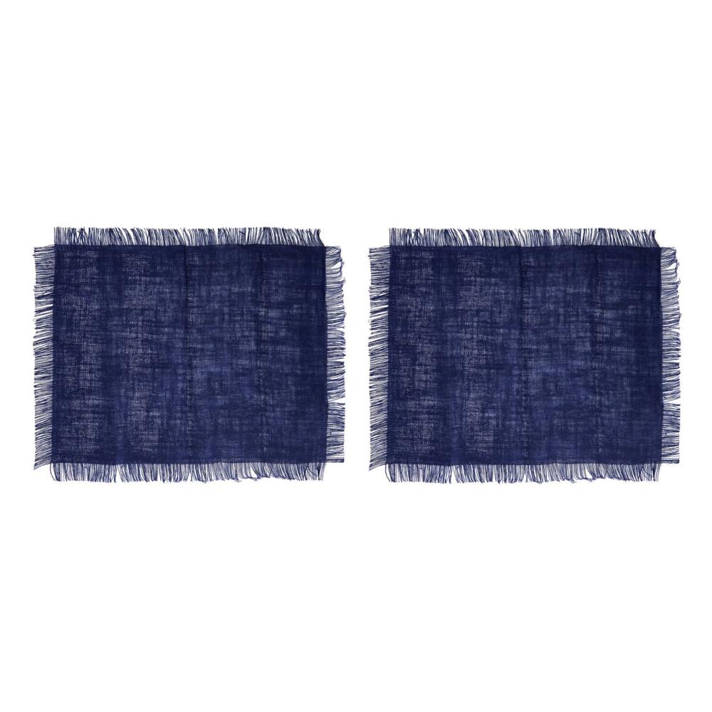 MIKASA GALDA SALVETES 35X45CM 2GAB, T.ZILAS, DŽUTAS AUDUMS, Mikasa