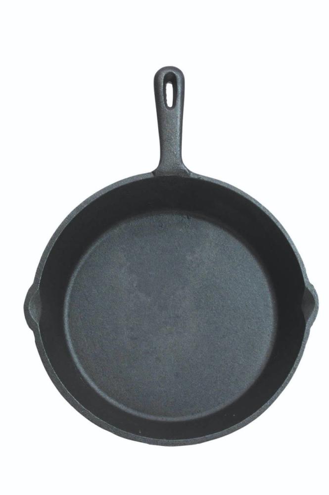 KITCHENCRAFT DELUXE PAN 24CM, BLACK, CAST IRON, Kitchen Craft