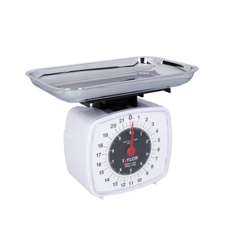 TAYLOR MEHĀNISKIE VIRTUVES SVARI LĪDZ 10KG, BALTI, Taylor