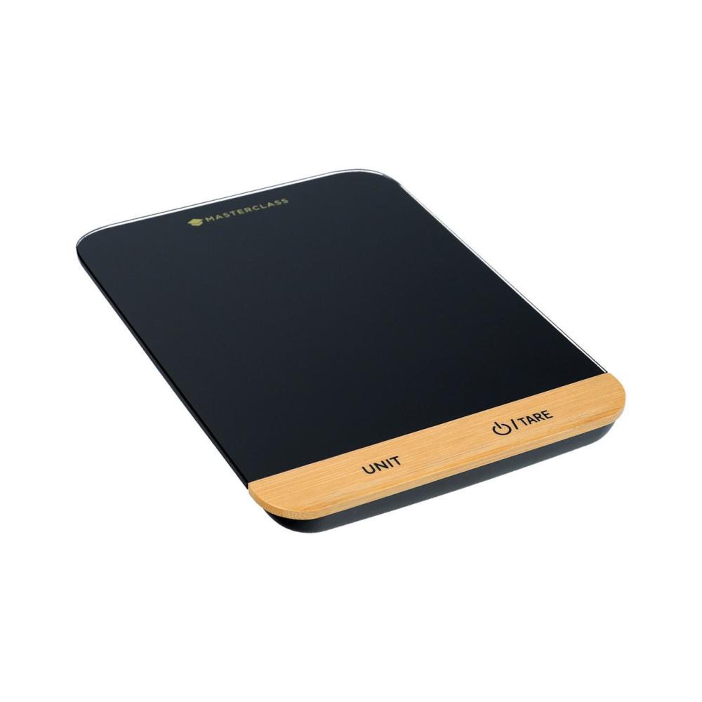 MASTERCLASS DUO ELECTRIC KITCHEN SCALES UP TO 5KG, BLACK, Masterclass