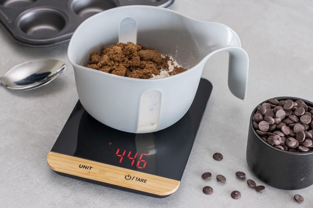 MASTERCLASS DUO ELECTRIC KITCHEN SCALES UP TO 5KG, BLACK, Masterclass