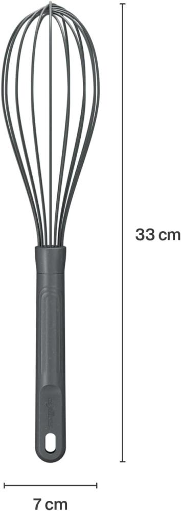 ZYLISS PUTOTĀJS 33CM, TUMŠI PELĒKA, PĀRSTR. SALMU PLASTM., NEILONS, NER.TĒR., SILIKONS, Zyliss