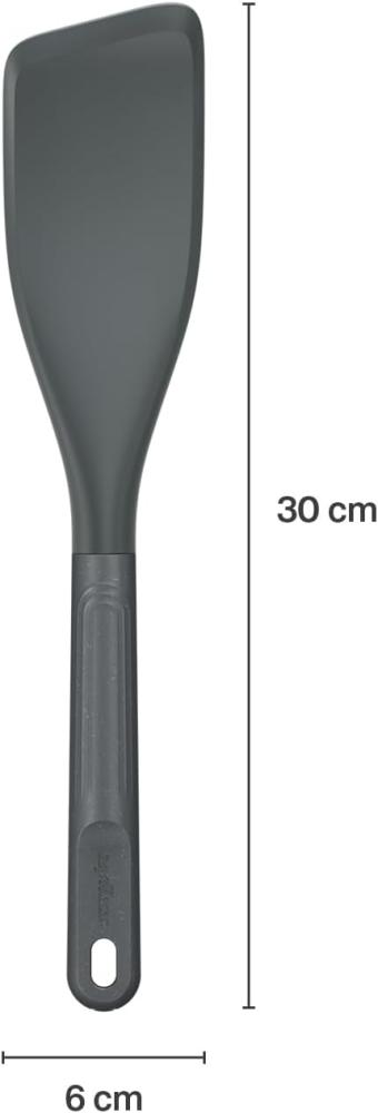 ZYLISS EASY LIFT TURNER 30CM, GREY, WHEATSTRAW PLASTIC, NYLON, SILICONE, Zyliss