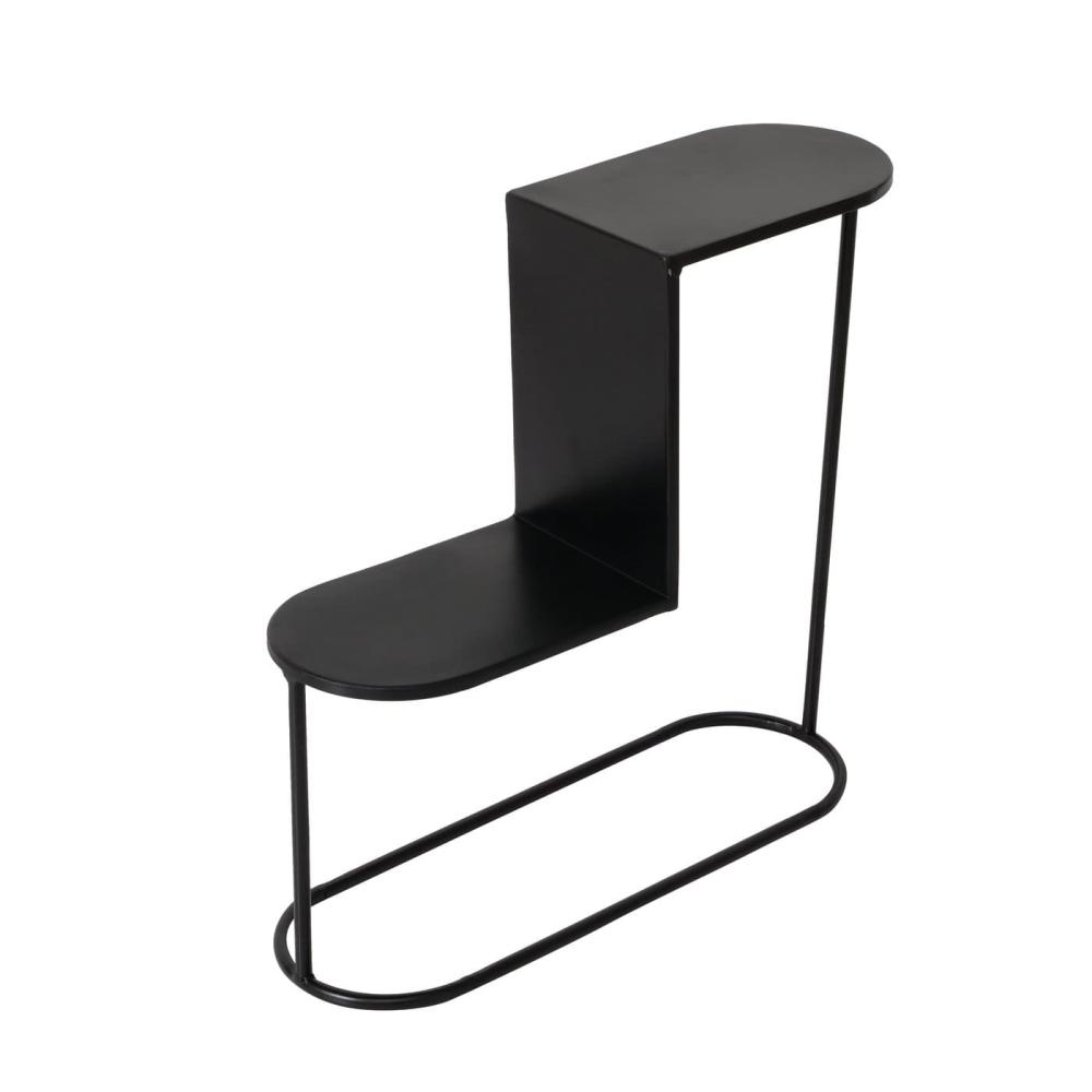 PLUTO TRAY FOR FLOWER H45CM, BLACK, IRON (2049537), Boltze