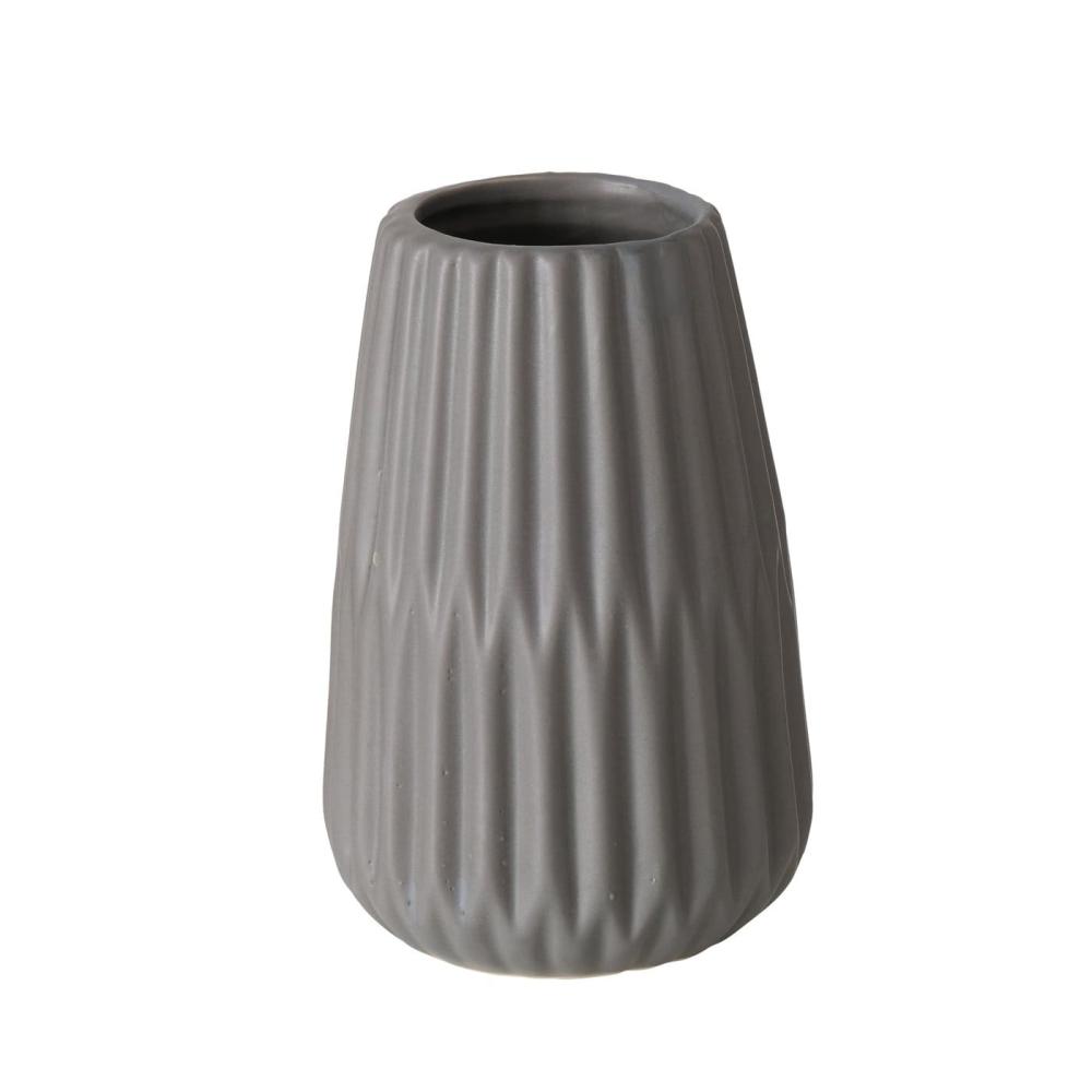 ESKO VASE H18CM 2 ASS, GRAY, PORCELAIN, Boltze