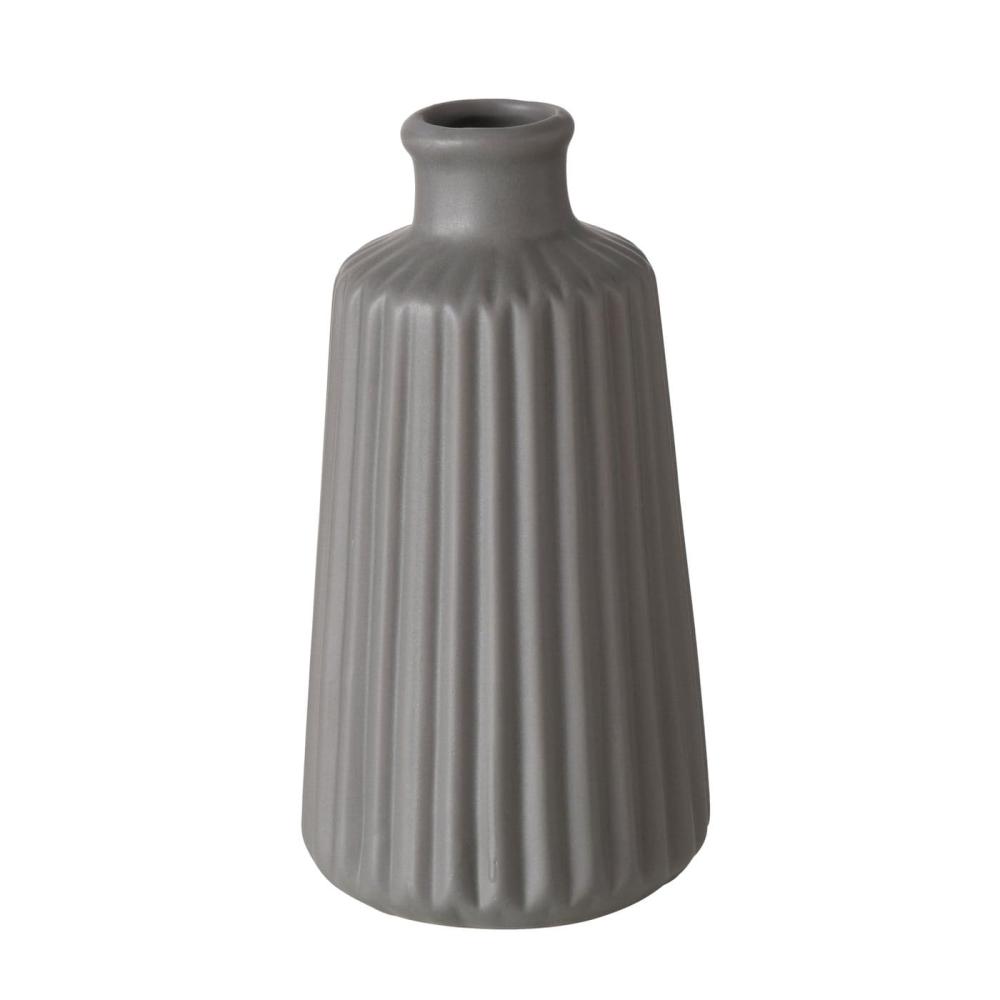 ESKO VASE H18CM 2 ASS, GRAY, PORCELAIN, Boltze