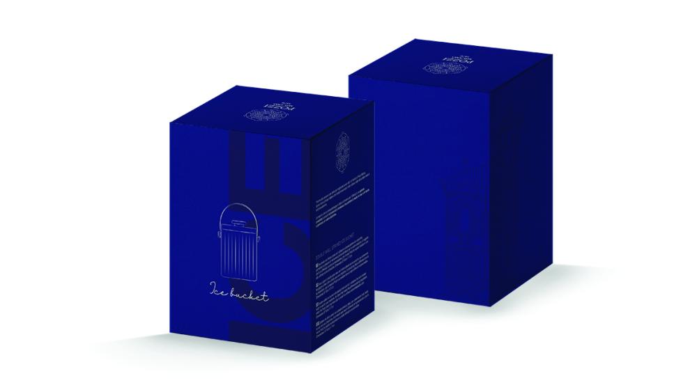 SILVER NIGHTS DUBULTSIENU LEDUS TRAUKS D15CM, H17CM, AR VĀKU UN ROKTURI, N/T, Pozzi Milano