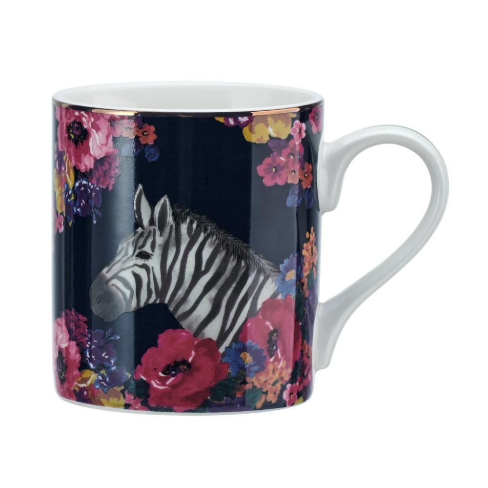 MIKASA WILD AT HEART ZEBRA PRINT MUG, 280ML, Mikasa