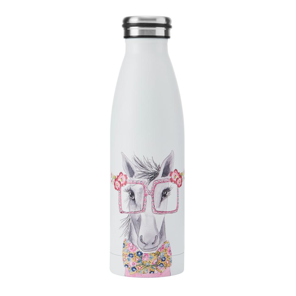 MIKASA TIPPERLEYHILL HORSE DOUBLE-WALLED STAINLESS STEEL BOTTLE, 500ML, Mikasa