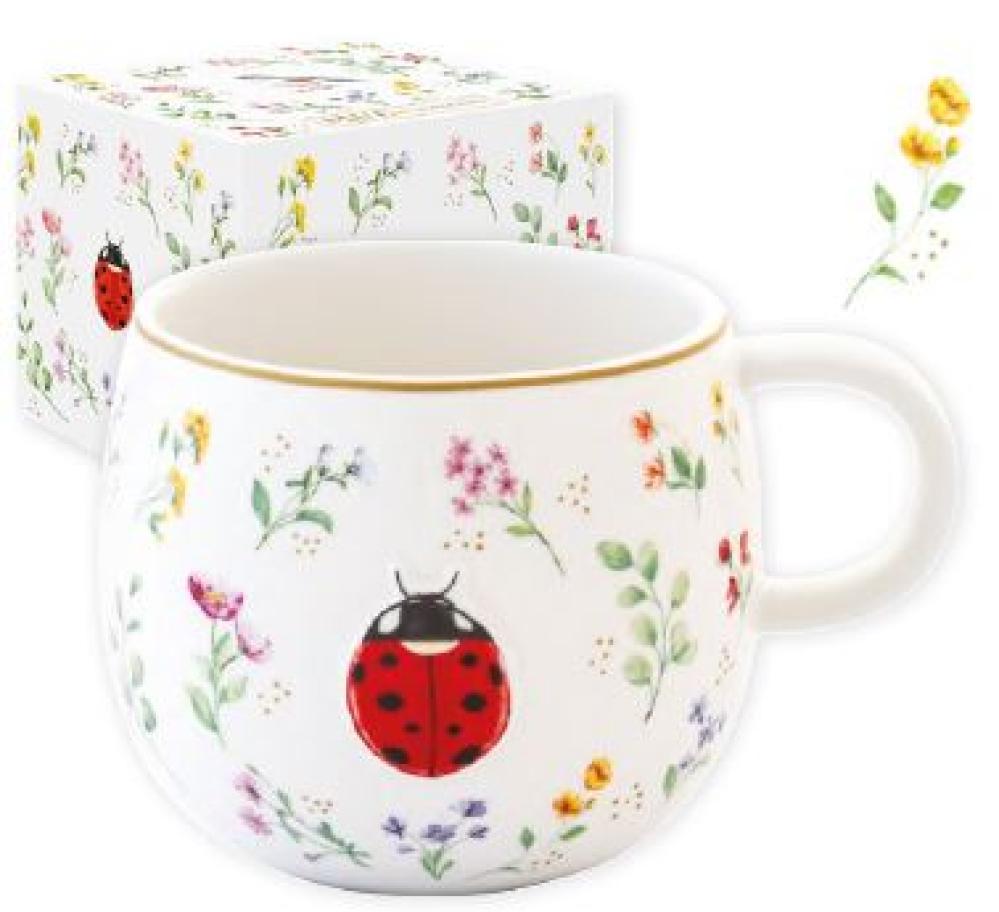 FANCY GARDEN MUG 400ML, 4 DESIGNS, PORCELAIN, Easy Life