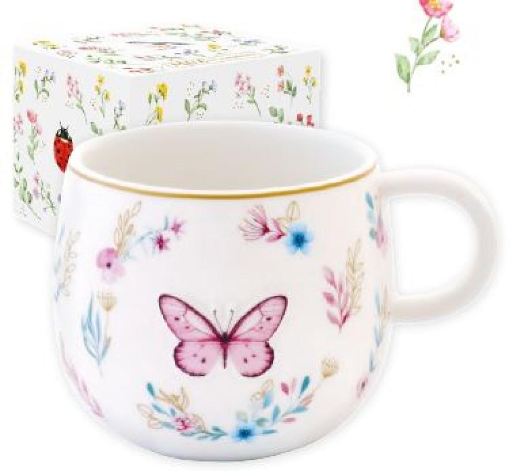 FANCY GARDEN MUG 400ML, 4 DESIGNS, PORCELAIN, Easy Life