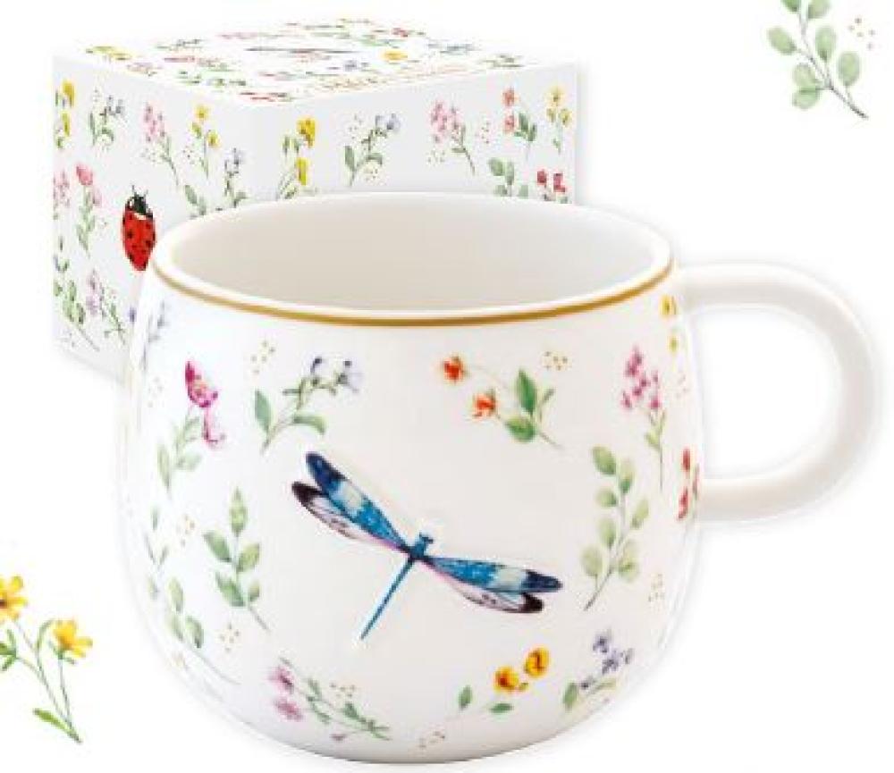 FANCY GARDEN MUG 400ML, 4 DESIGNS, PORCELAIN, Easy Life