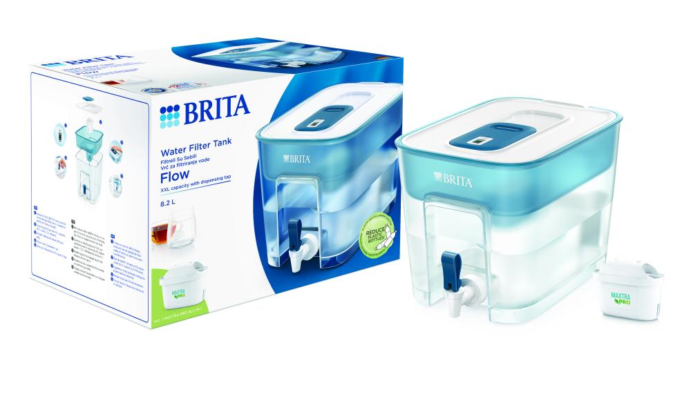 FLOW MXPRO ŪDENS FILTRĒŠANAS TRAUKS 8.2L, ZILS, PLASTMASA, BRITA