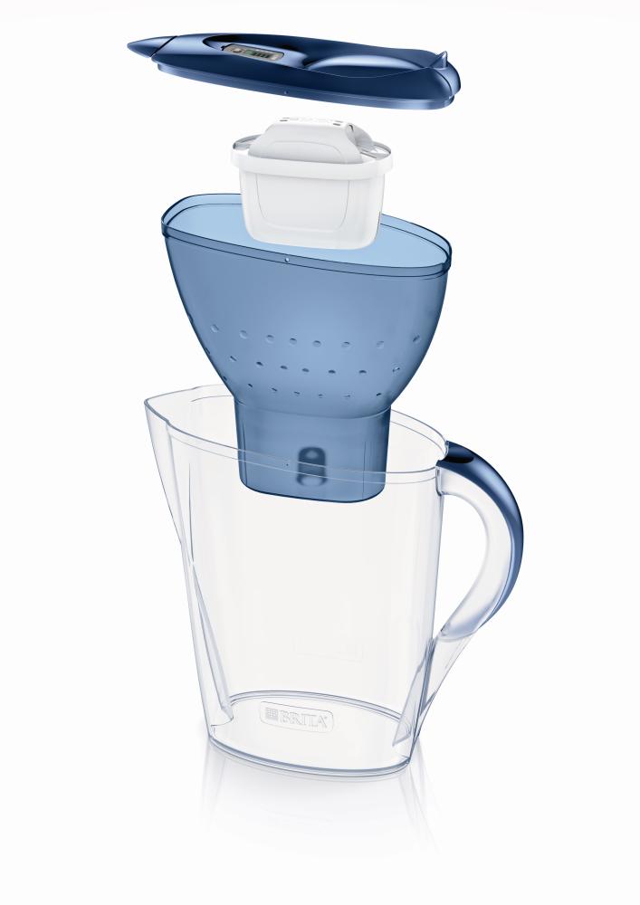 BRITA filtration jug MARELLA 2,4l. MXpro blue, BRITA