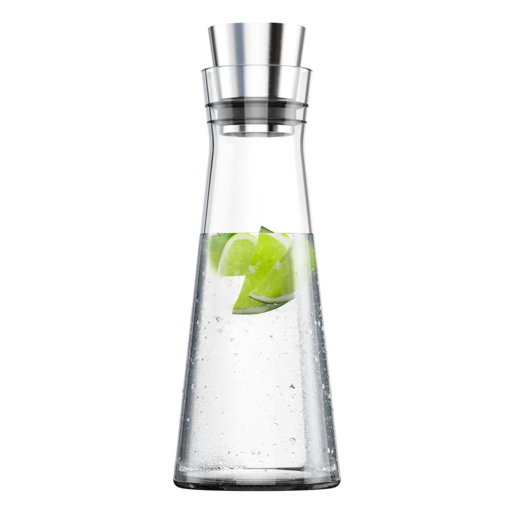 FLOW SLIM CARAFE 1.0L,  GLASS/STAINLESS, WMF