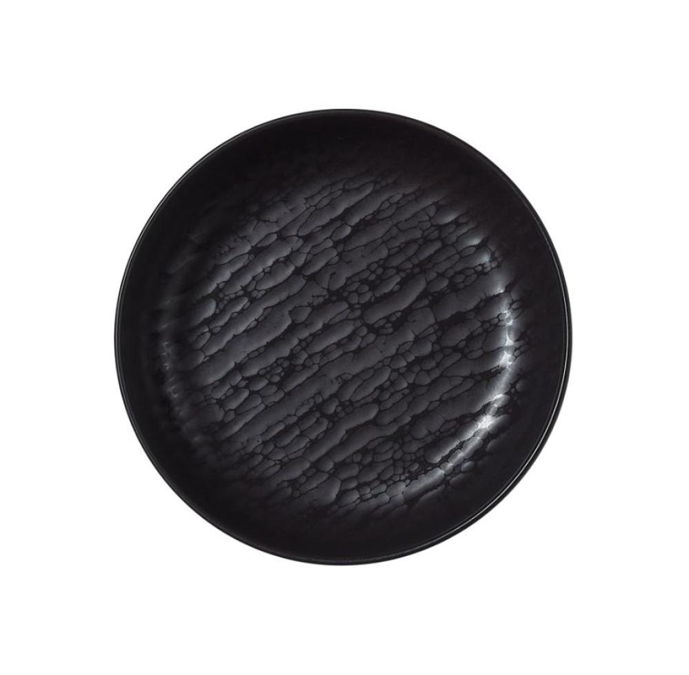 BOWL D15CM, BLACK, PORCELAIN, WAS