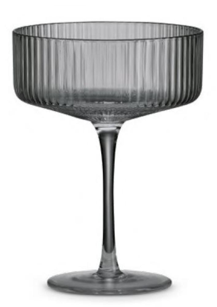 MODERN CLASSIC KOKTEIĻU GLĀZES 250ML KOMPL.2GAB, UZ KĀJIŅAS, PELĒKAS, KRISTALĪNS, Pozzi Milano
