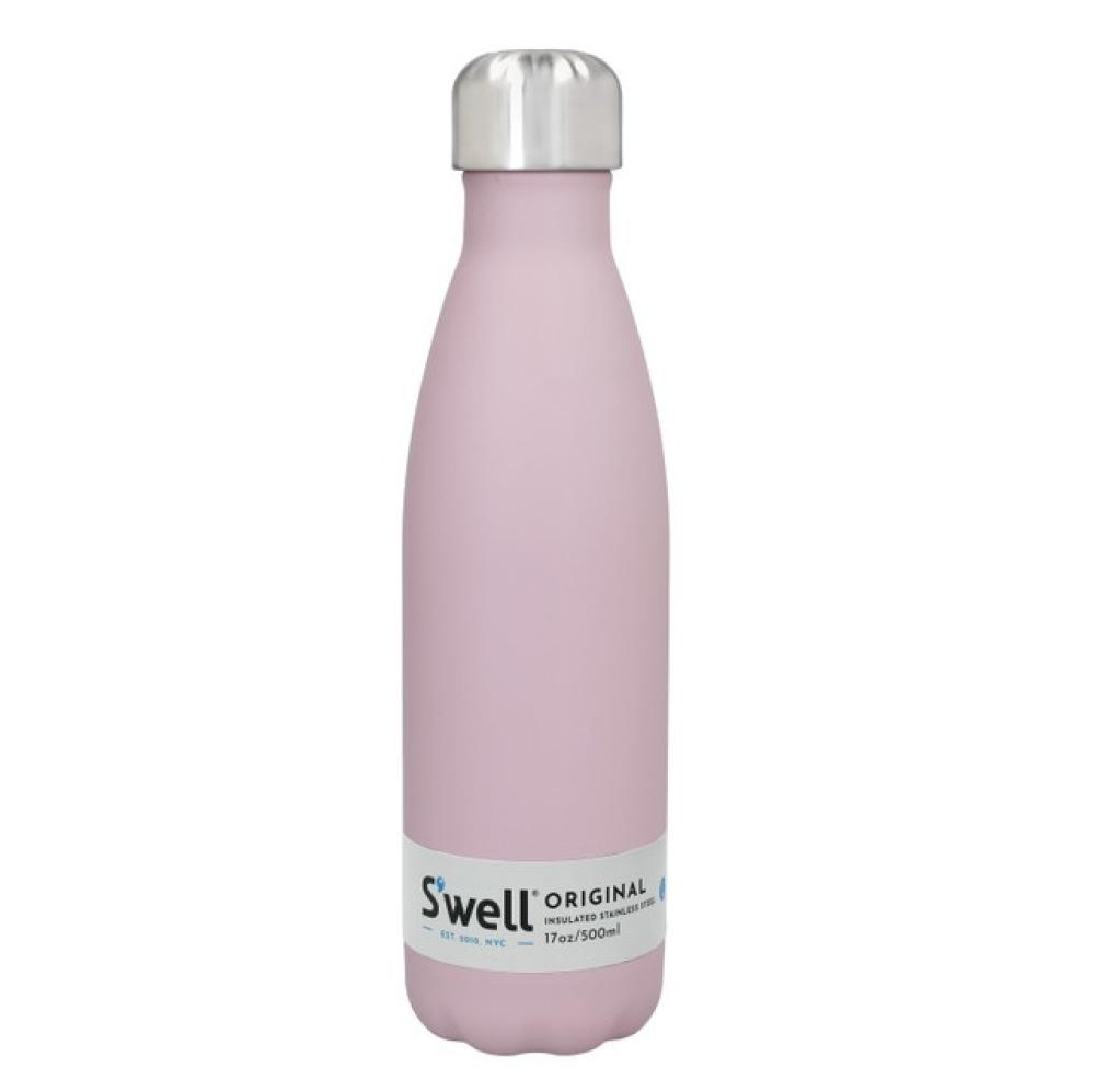 S'WELL PINK TOPAZ WATER BOTTLE 500ML, PINK, ST.ST., Swell