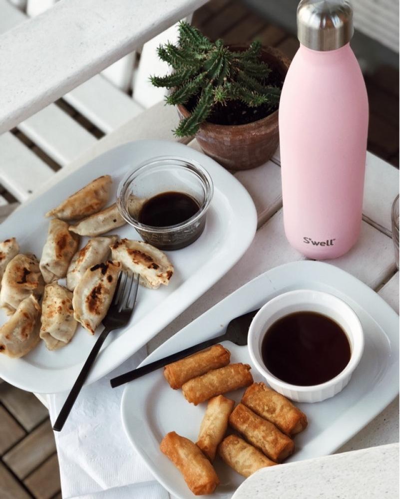 S'WELL PINK TOPAZ WATER BOTTLE 500ML, PINK, ST.ST., Swell