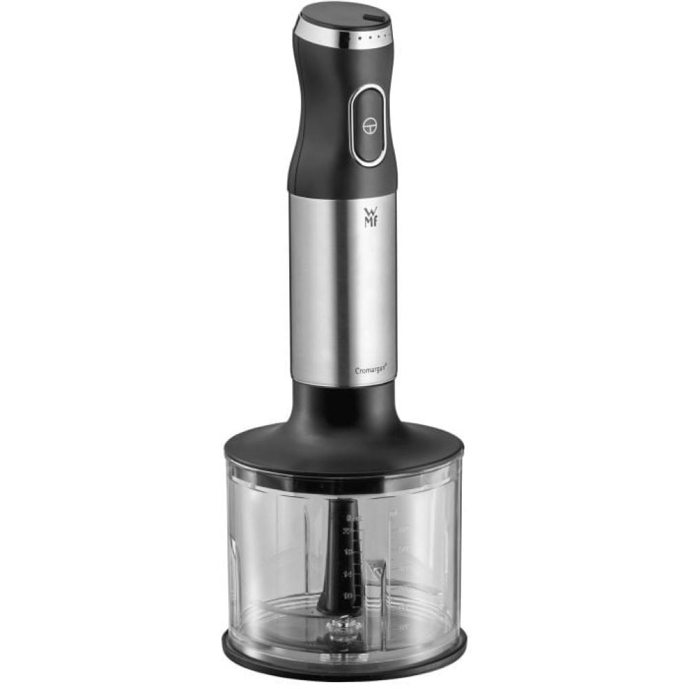 WMF KULT X ROKAS BLENDERA KOMPL. 600W 4 PIED., SUDRABA KR., MELNS, N/T, WMF