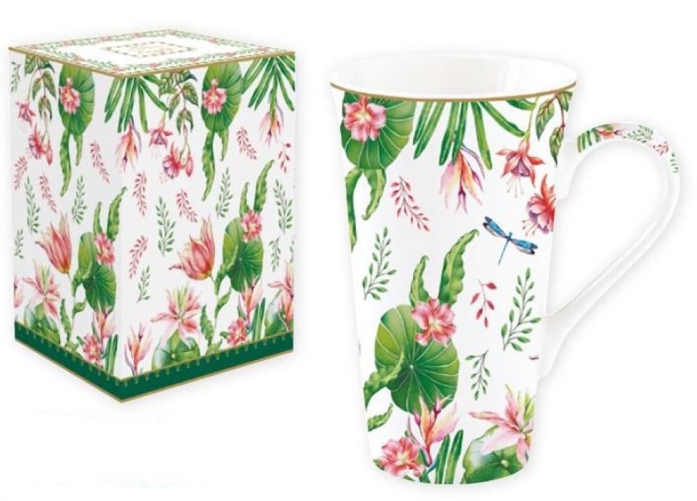 BOTANIC CHIC MUG 600ML, PORCELAIN, Easy Life