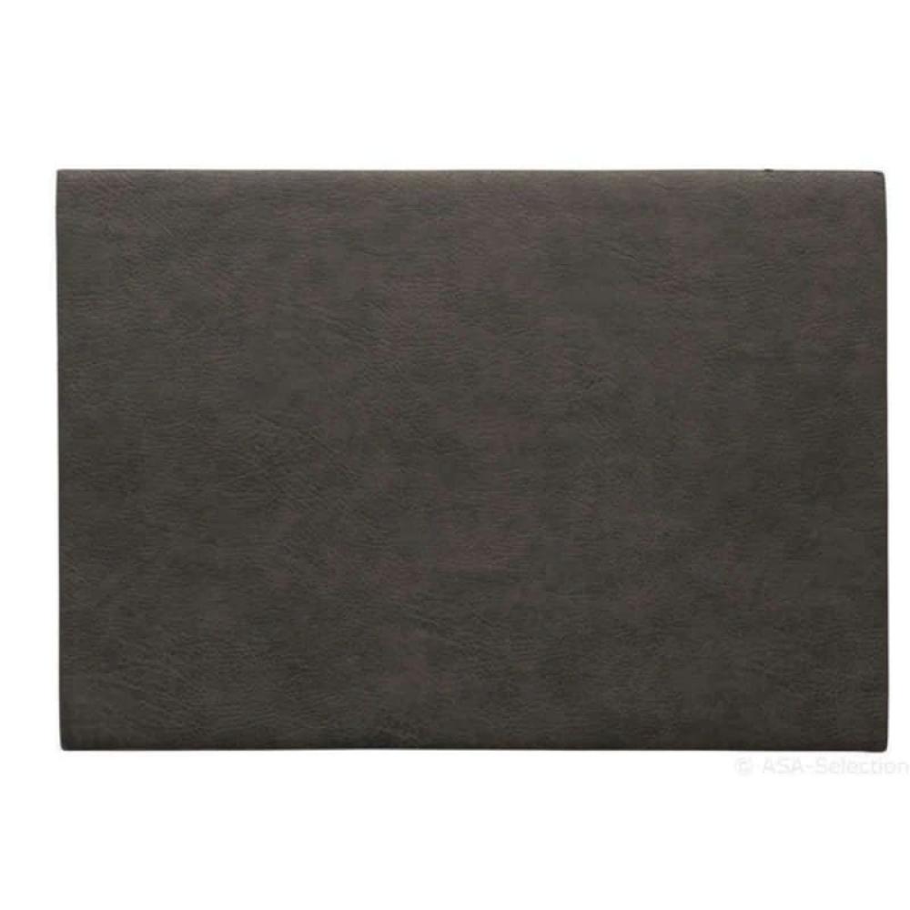 VEGAN LETHER PLACEMAT 46X33CM, MUSHROOM, ASA Selection