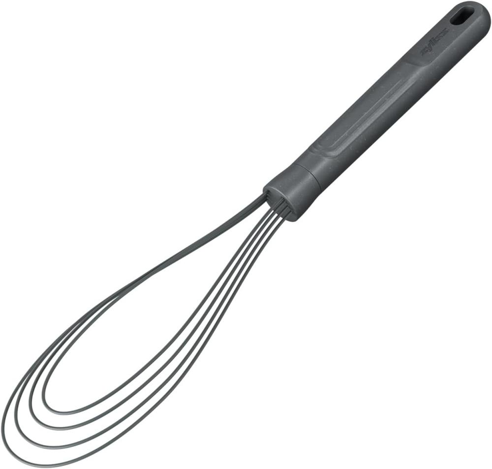 ZYLISS FLAT WHISK 30CM, GREY, SILICONE, Zyliss