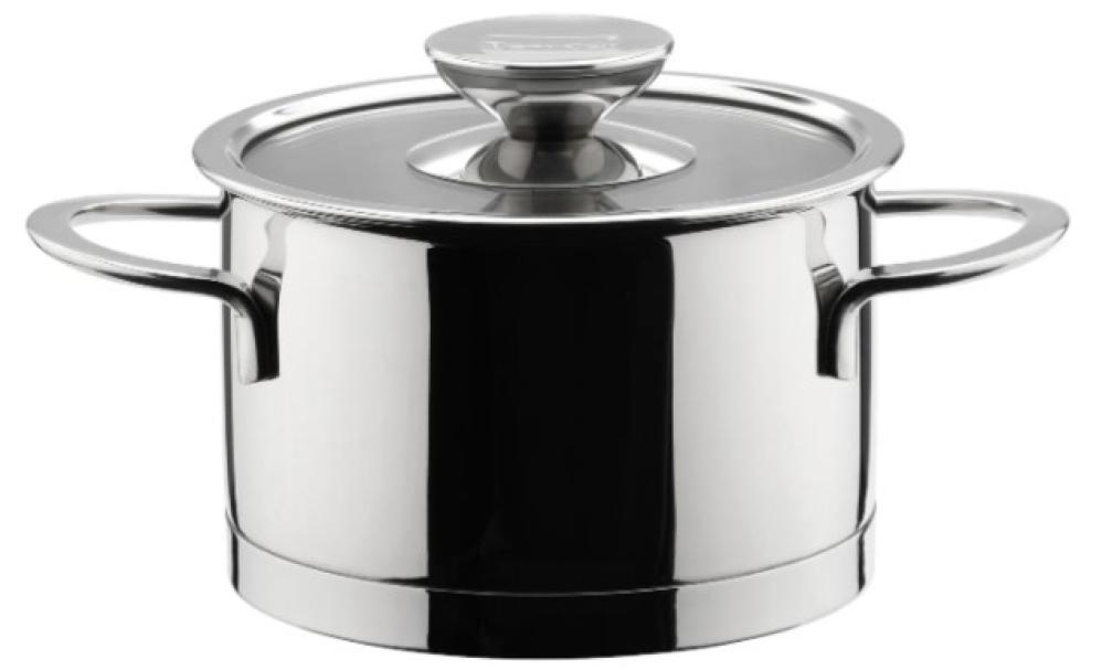 MILLESIMA EDITION 100 4-PIECE COOKWARE SET. DEEP CASSEROLE WITH GLASS LID 16/20/24CM, SAUCEPAN 16CM, ST.ST., GLASS, Berndes
