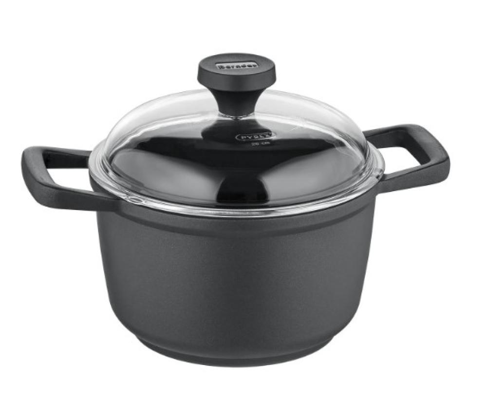 EDITION 100 DEEP CASSEROLE 20CM, CAST ALUMINIUM, FOR INDUCTION, Berndes