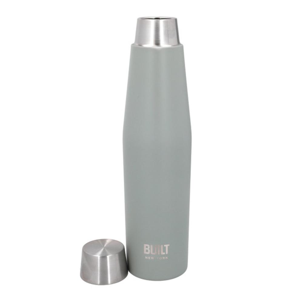BUILT APEX STORM GRAY THERMOBOTTLE 540ML, ST.ST., Built New York