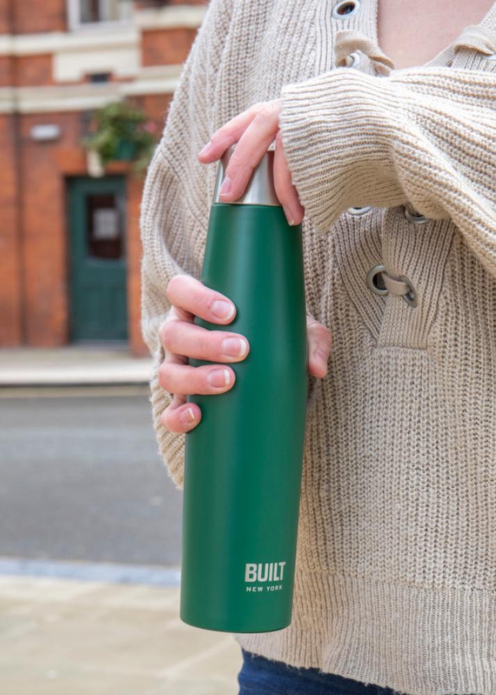 BUILD APEX ARCTIC SCREW THERMOBOTTLE 540ML, GREEN, ST.ST., Built New York