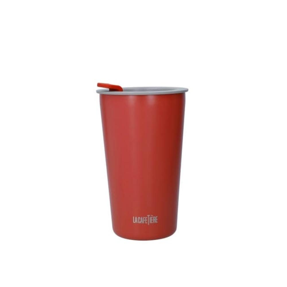 LA CAFETIÈRE PAVIA DW DUBULTSIENU KRŪZE 400ML, SARKANA, N/T, La Cafetiere
