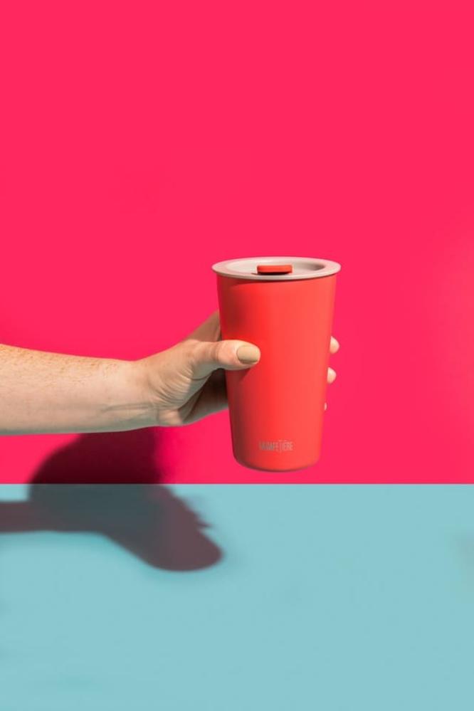 LA CAFETIÈRE PAVIA DW DUBULTSIENU KRŪZE 400ML, SARKANA, N/T, La Cafetiere