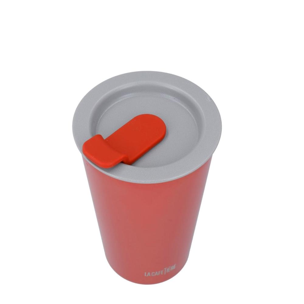 LA CAFETIÈRE PAVIA DW DUBULTSIENU KRŪZE 400ML, SARKANA, N/T, La Cafetiere