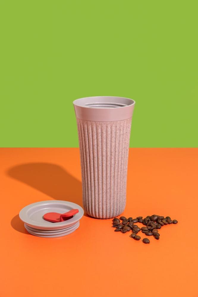 LA CAFETIÈRE TERMOKRŪZE 450ML, PELĒKA, BIOPLASTMASA, La Cafetiere