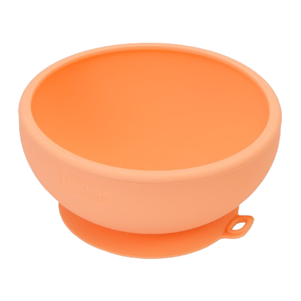 LITTLE LURCH BĻODIŅA D12,4CM, H6,5CM BĒRNIEM, APRIKOŽU ORANŽS, PREMIUM PLATĪNSILIKONS, Lurch