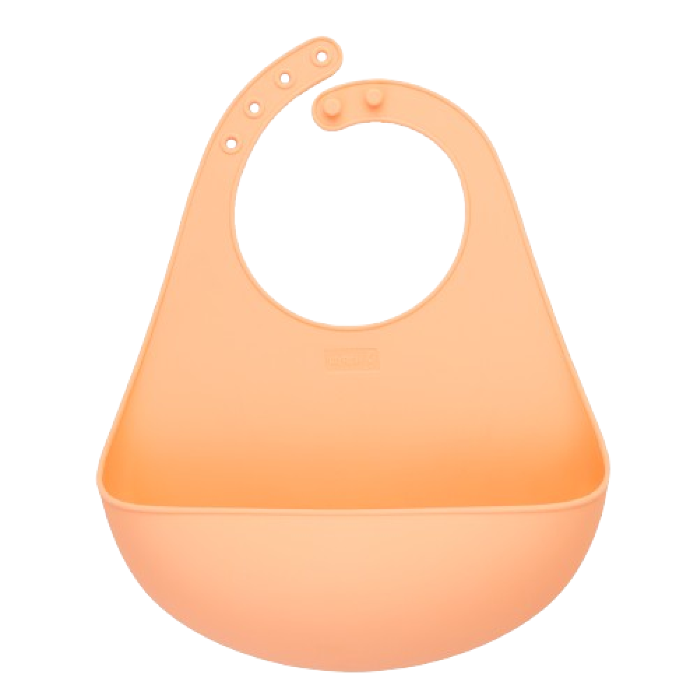 LITTLE LURCH BĒRNU PRIEKŠAUTIŅŠ 27X22X6CM, APRIKOŽU ORANŽS, PREMIUM PLATĪNSILIKONS, Lurch