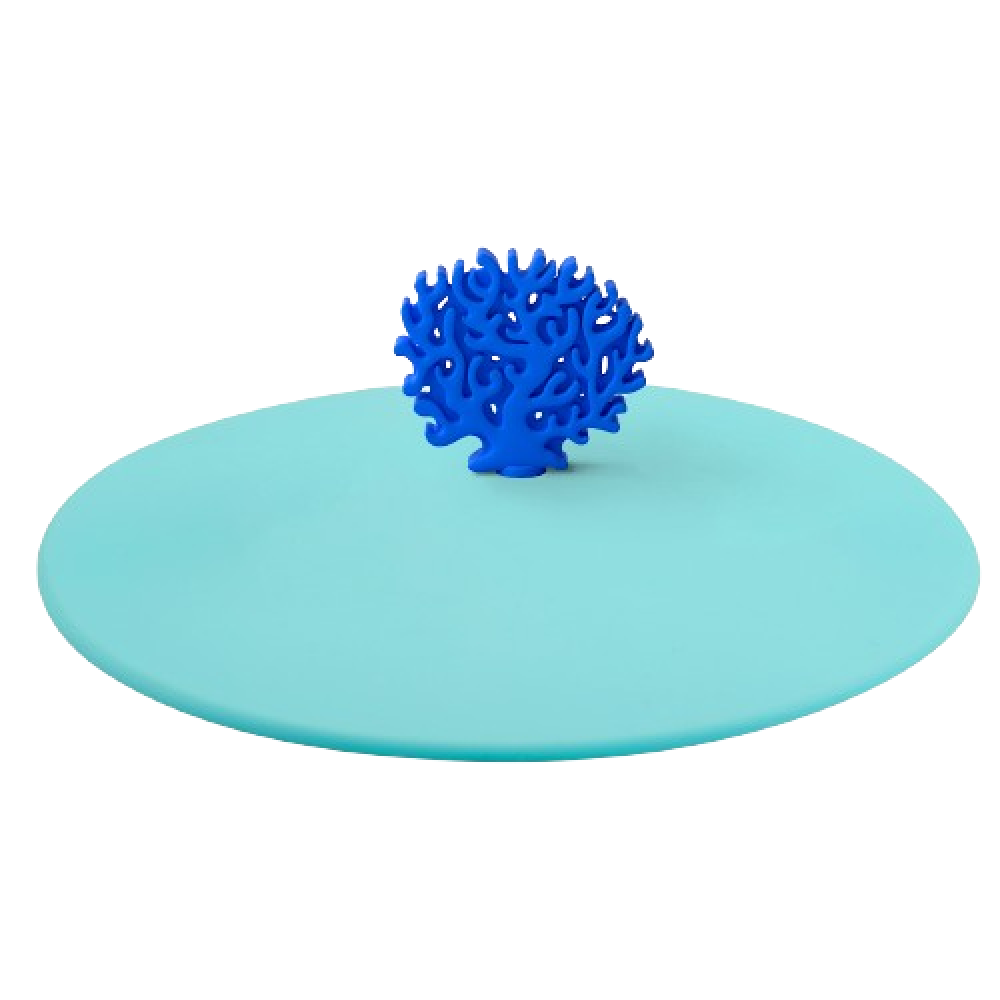 MY LID LID FOR GLASS 10.5CM, CORAL FAN, SILICONE, Lurch