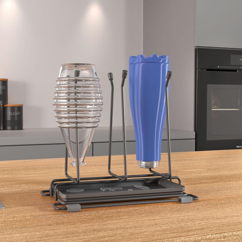 LAVA BOTT.DRAINER BOTTLE-UP ST.ST., TOUCH THERM COATING, Metaltex
