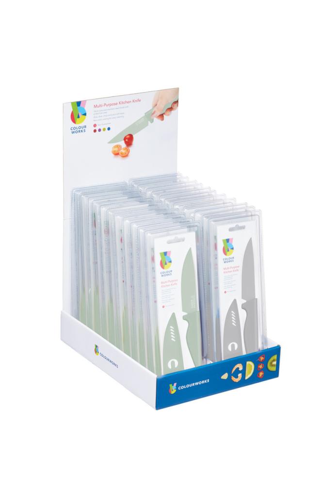 COLOURWORKS CLASSICS MULTI-PURPOSE PARING KNIVE 10CM, Kitchen Craft