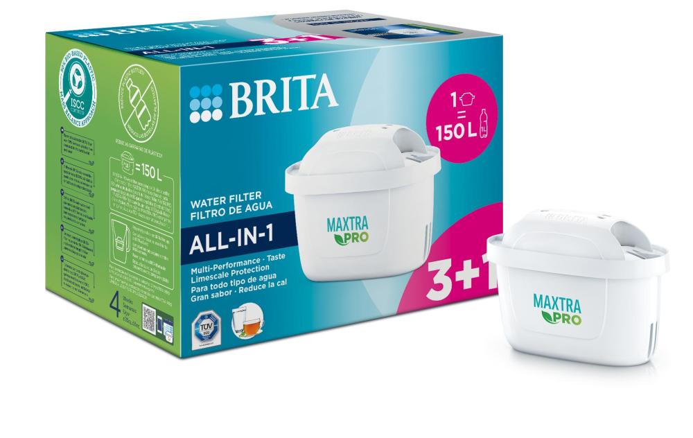 BRITA ALL-IN-1 MXPRO FILTRA KĀRTRIDŽS 3+1, (1IEPAK.= 4GAB.), BRITA