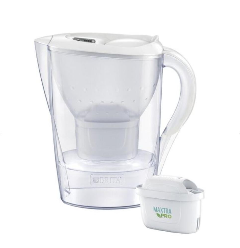 MARELLA ŪDENS FILTRKRŪZE 3.5L, AR 3 KĀRTRIDŽIEM, BALTĀ KRĀSĀ, BRITA